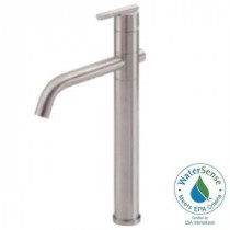 Parma Single Hole Single-Handle High-Arc Vessel Bathroom Faucet in Brushed Nickel