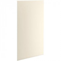 Choreograph 0.3125 in. x 48 in. x 96 in. 1-Piece Shower Wall Panel in Almond for 96 in. Showers