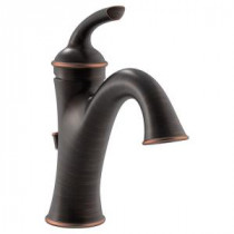 Elm Single Hole 1-Handle Lavatory Faucet in Seasoned Bronze