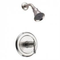Bellver 1-Handle 1-Spray Tub and Shower Faucet in Brushed Nickel