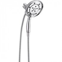 In2ition Two-In-One 4-Spray 2.5 GPM Hand Shower in Chrome Featuring H2Okinetic and MagnaTite Docking