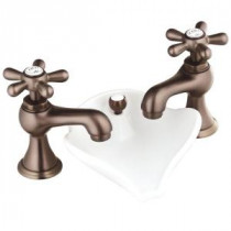 6100 Series 8 in. Widespread 2-Handle Bathroom Faucet in Oil-Rubbed Bronze with Pop-Up Drain