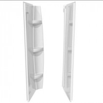 1-1/2 in. x 42 in. x 72 in. 1-Piece Direct-to-Stud Side Wall Panel in White