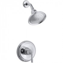 Devonshire 1-Handle Rite-Temp Shower Faucet Trim Kit in Polished Chrome (Valve Not Included)