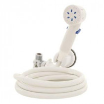 Assisted Bather with 8 ft. Extra-Long Quick-Connect/Detachable Hose and 3-Setting Sprayer/Pause Mode