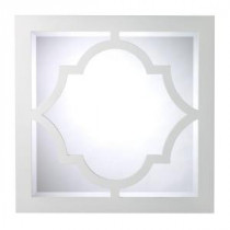 Reflections 31-1/2 in. W x 31-1/2 in. L Wall Mirror in White