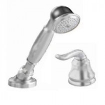 Princeton Lever 1-Handle Diverter and Personal Shower Trim Kit in Satin Nickel (Valve Not Included)