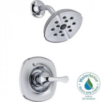 Addison 1-Handle 1-Spray Shower Faucet Trim Kit Only in Chrome Featuring H2Okinetic (Valve Not Included)
