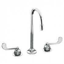 Triton 8 in. Widespread 2-Handle Mid-Arc Spout Bathroom Faucet in Polished Chrome