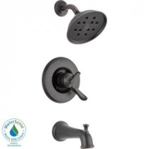 Linden 1-Handle H2Okinetic Tub and Shower Faucet Trim Kit in Venetian Bronze (Valve Not Included)