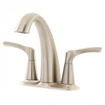 Mistos 4 in. Centerset 2-Handle Bathroom Faucet in Vibrant Brushed Nickel