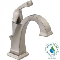 Dryden Single Hole Single-Handle Bathroom Faucet in Stainless