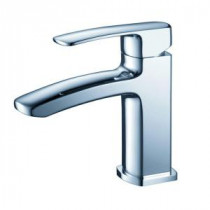 Fiora Single Hole 1-Handle Low-Arc Bathroom Faucet in Chrome