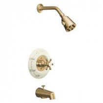 Rite-Temp 1-Handle Pressure-Balance Tub and Shower Faucet Trim Kit in Vibrant Brushed Bronze (Valve Not Included)