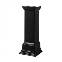 Structure Suite Pedestal Lavatory Leg in Black