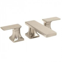 The Edge 2-Handle Deck-Mount Roman Tub Faucet in Brushed Nickel