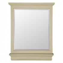 Cottage 38 in. L x 28 in. W Vanity Wall Mirror in Antique White