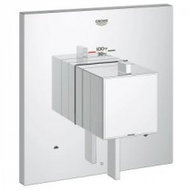 GrohFlex Cosmo Single Handle Thermostatic Valve Trim Kit with Control Module in StarLight Chrome (Valve Sold Separately)