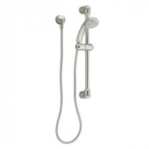 Complete 3-Function Wall Bar Shower Kit in Satin Nickel
