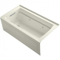 Archer 5 ft. Whirlpool Tub in Biscuit