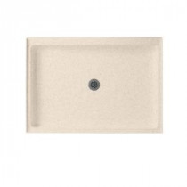 34 in. x 48 in. Solid Surface Single Threshold Shower Floor in Tahiti Sand