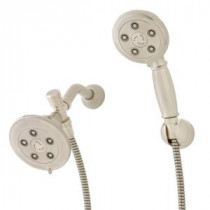 Anystream Alexandria 9-Spray Hand Shower and Shower Head Combo Kit in Brushed Nickel