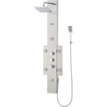 6-Jet Shower System with Directional Showerhead in Stainless Steel