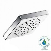 90-Degree 1-Spray 6 in. Eco-Performance Rainshower Showerhead Featuring Immersion in Chrome