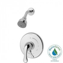 Unity 1-Handle Shower Faucet with Stops in Chrome