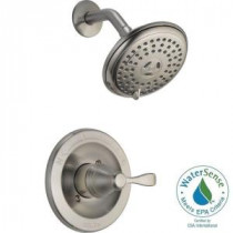Porter 1-Handle Shower Faucet in Brushed Nickel