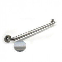 Premium Series 42 in. x 1.5 in. Grab Bar in Satin Peened Stainless Steel (45 in. Overall Length)