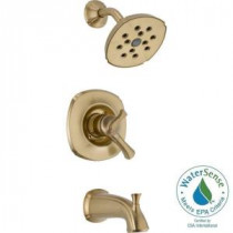 Addison 1-Handle H2Okinetic Tub and Shower Faucet Trim Kit in Champagne Bronze (Valve Not Included)