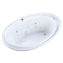 Purist 6 ft. Drop-In Whirlpool Tub with Reversible Drain in White
