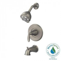 Pasadena Single-Handle 3-Spray Tub and Shower Faucet in Slate