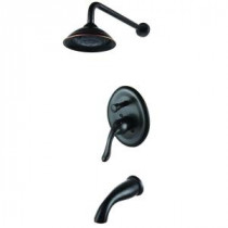Single-Handle 2-Spray Tub and Shower Faucet in Oil Rubbed Bronze