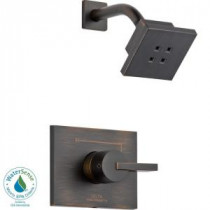 Vero 1-Handle 1-Spray H2Okinetic Shower Faucet Trim Kit in Venetian Bronze (Valve Not Included)