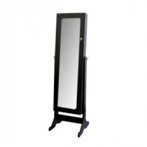 57 in. x 16 in. Stand with Storage Framed Mirror
