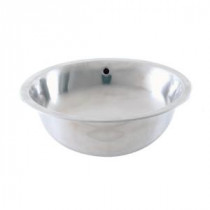 Simply Stainless Drop-In Bathroom Sink in Brushed Stainless Steel