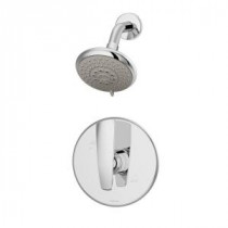 Naru 2-Handle 3-Spray Shower Faucet in Chrome (Valve Not Included)