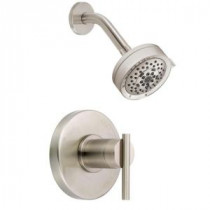 Parma Single-Handle Pressure Balance Shower Faucet Trim Kit in Brushed Nickel (Valve Not Included)