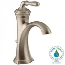 Devonshire Single Hole Single Handle Bathroom Faucet in Vibrant Brushed Bronze