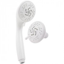 3-Function Handshower and Showerhead Combo Kit in White