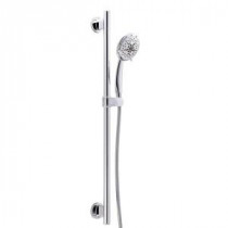 Florin 5-Spray Hand Shower with Wall Bar Kit in Chrome