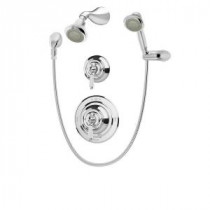Carrington 2-Handle Shower Faucet with Hand Spray in Chrome