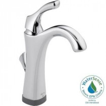 Addison Single Hole Single-Handle Bathroom Faucet in Chrome with Touch2O.xt Technology