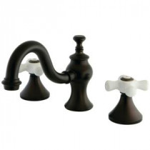 8 in. Widespread 2-Handle High-Arc Bathroom Faucet in Oil Rubbed Bronze