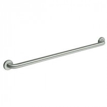 Contemporary 36 in. Concealed Screw Grab Bar in Brushed Stainless