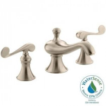 Revival 8 in. Widespread 2-Handle Low-Arc Bathroom Faucet in Vibrant Brushed-Bronze
