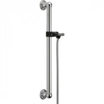 24 in. Adjustable Grab Bar Assembly in Chrome