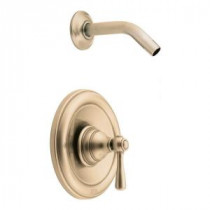 Kingsley 1-Handle Posi-Temp Shower Only with Showerhead Not Included in Antique Bronze (Valve Sold Separately)